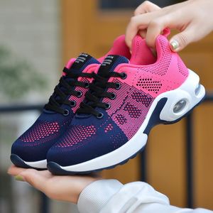 Stiefel Frauen Sneaker 2022 Plattform Air Cushion Mesh Casual Tenis Frauen vulkanisieren Schuhe laufen Walking Keile Schuhe kostenlos Mujer Zapatos