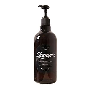 Dispenser 3 in 1 Set Bagno Shampoo Bottiglia Dispenser di sapone Corpo Lavaggio a mano Balsamo per capelli Bottiglia riutilizzabile Barattolo di plastica 500ml