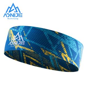 Yoga Hair Bands Aonijie E4903 unisex bred andas sport pannband svettband hårband slips för träning yoga gym fitness som kör cykling 230617