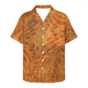 Camisas casuais masculinas Cumagical Beach para homens 2023 manga curta Ajuste universal Aloha Tropical amplamente utilizado botão liso para baixo