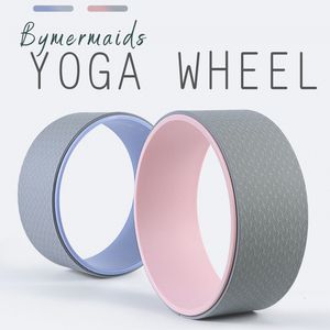 Yoga-Kreise, Bymermaids Fitness-Yoga-Rad, TPE, rutschfest, Yoga-Rolle, schöner Rücken, dünne Schulter, Pilates-Ring, Fitnessstudio, Übung, Yoga-Zubehör 230617