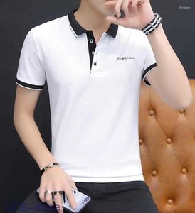 Polo da uomo t-shirt 2023 Zng Abbigliamento estivo Polo da uomo Business Casual Solido Cotone maschile Manica corta