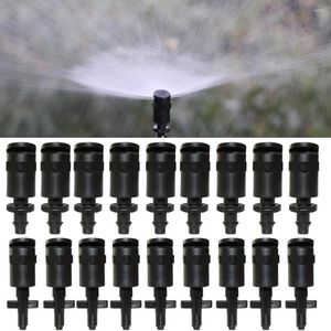 Watering Equipments 20PCS 180 Degrees Refraction Nozzle Sprinklers With 1/4'' Or 4/7mm Screw Barbed Connectors Garden Refractive