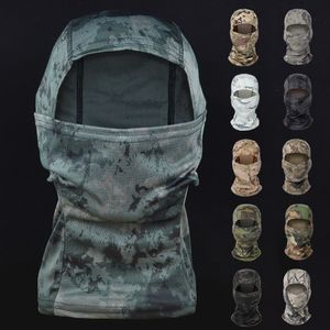 Cycling Caps Masks Camouflage Balaclava Tactical Beanie Army Face Mask Cycling War game Face Shield Hunting Helmet Cap Military Moto Skull Mask Men 230617