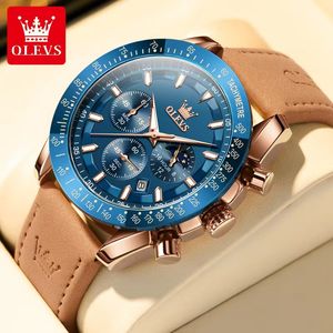 Olevs Multi Functional Quartz Watertproof Men's Watch, Men's Watch 45mm