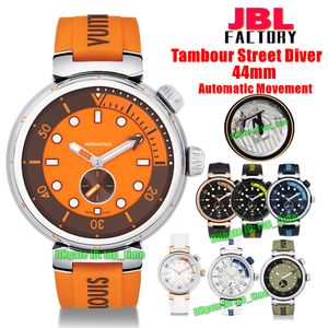 Orologi di fabbrica JBL 44mm QBB201 TAMBOUR STREET STREET MENS AUTOMATICO MENS ORGINARE CONTRO DI GUSCA GENSIONE GENSI