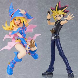 Figuras de brinquedo de ação 21 cm POP UP PARADE Yugi Figura Dark Magician Girl Sexy Anime Figura Yu-Gi-Oh!Duel Action Figura Mutou Toys