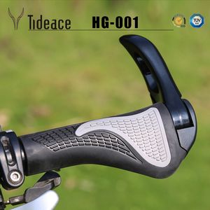 Componenti del manubrio della bici Vendita superiore SkidProof MTB Sospensione da montagna Lockon Tappo in lega Coprimanubrio in gomma Manubrio Grip End Manopole per biciclette 230619