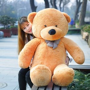 Stuffed Plush Animals 80-200cm giant unfilled empty teddy bear fur coat soft big skin shell semi-finished Stuffed toy soft children's doll children's gift 230619