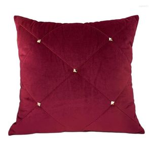 Pillow Super Soft Cover Thick Quilting Throw Pillowcase Gold Decoration Geo Living Room Bedroom