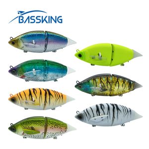 Baits Lures BASSKING Floating Pencil Fishing Lures Jointed Swimbait Wobblers with Adjustable Fins Saltwater Artificial Bait for Pike Bass 230619