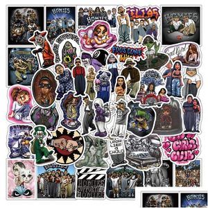 Car Stickers 50Pcs/Lot Homies Hiphop Figure Graffiti Kids Toy Skateboard Phone Laptop Lage Sticker Decals Drop Delivery Mobiles Moto Dhvul