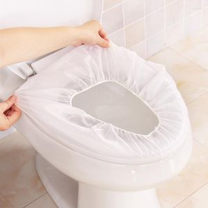 Toilet Seat Covers 1PCS Disposable Cover Mat Travel El Sanitary Safe Non-woven Fabric Portable Pad Bathroom Accessories