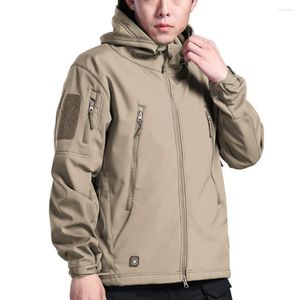 Men's Jackets 2023 Jacket Spring Autumn Military Fleece Tactical Thermal Breathable Western Sports Coat For Outdoor Plus Size