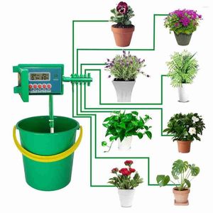 Sulama Ekipmanları Zamanlayıcı Sistemi Bahçe Damağı Ayarlanabilir Dripper Akıllı Cihaz Otomatik Sulama Tesisi Sucılar