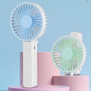 Electric Fans Hand Fall-proof Varied Folding Durable Polychromatic Outdoor Sports Small Adjustable Single Mini Small