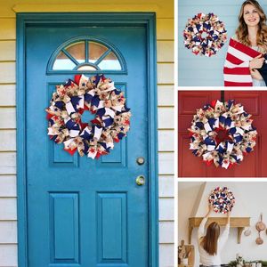 Decorative Flowers Front Door Holiday Celebration Farmhouse Wreath Four Seasons Welcome Sign Lighted Christmas For Battery Operated