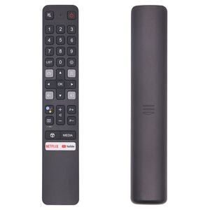 Perfascin Wymień głos zdalnego sterowania RC901V FMR7 dopasowanie do TCL Smart TV 06-BTZNYY-CIRC901V z Netflix FPT Play Key