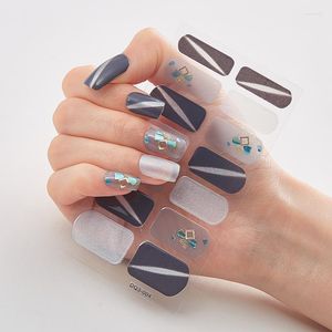 Nagelklistermärken tre sorters 0f Fashion Polish Nails Art Decoration Designs Designer Decals