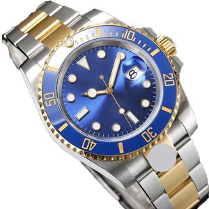 시계 남자 3135 운동 시계 비즈니스 패션 스타일 자동 기계식 세라믹 Sapphire 40mm 스테인레스 스틸 수영 손목 시계 광석 방수 럭셔리