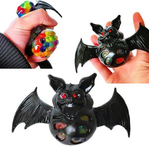 減圧おもちゃ13cmシミュレートされたバットビーズハロウィーンギフトギフト動物モデル絞り子供