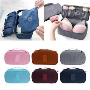 Sacos de armazenamento organizador de viagem sutiã bolsa para roupas íntimas bolsa cosmética portátil à prova d'água