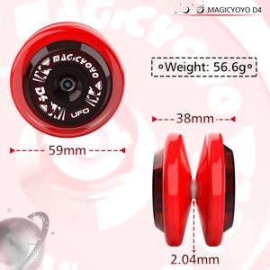 UFO Responsive Yo-Yo, Kunststoff-Looping-Yoyo, professionelles Kinder-Yo-Yo, ideal für Tricks, R230619