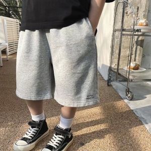 شورت الصيف بوي أزياء الرياضة Midwaist Pants العلامة التجارية Childrens عرضية بسيطة ومتعددة الاستخدامات خمسة نقاط 230617