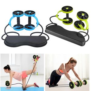 Core Abdominal Trainers AB Wheels Roller Muscle Resistance Pull Rope Trainer Waist Exercise MultiFunctional Home Workout Fitness Equipment 230617