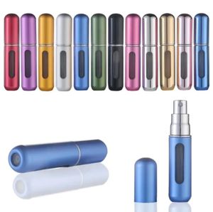 New 5ml Portable Mini Refillable Perfume Bottle With Spray Scent Pump Empty Cosmetic Containers Atomizer Bottle For Travel Tools