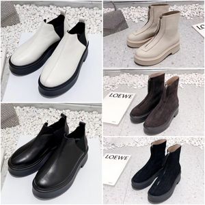 Women zipped Boots Luxury 1 Suede Boots Robin Leather Platform Boots Boots Designers Fashion عالية الجودة ذات الجودة العالية 1