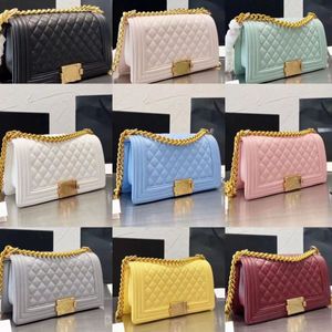 Cosmetic Bags Cases Brand Women Designer Shoulder Bags Small Square Bag With Metal Chain Luxurys Fashion Crossbody Genuine Leather ch Handbags Golden Ball