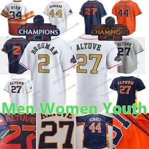 Gold Collection Jose Altuve Baseball Jerseys Alex Bregman Navy City Connect Space Jeremy Pena Yordan Aarez Nolan Ryan Kyle Tucker Men