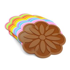 Tapetes Almofadas Sile Insation Coaster Estilo Nórdico Candy Colored À Prova D' Água Antiderrapante Para Panela Panela Copo Drop Delivery Casa Jardim Cozinha Di Dhq3Y