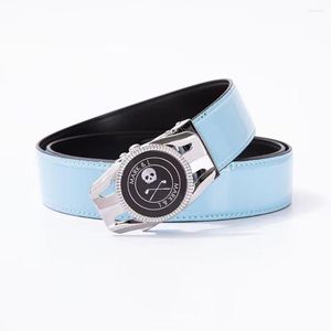 Belts 1 Golf Belt Cross-border Explosive Alloy Automatic Buckle Leather For Men And Women
