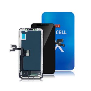 ZY OEM LCD Display Skärm Incell Cell Touch Panels Digitizer Assembly Ersättningsdelar för iPhone X XR XS Max 11 12 13 14 Plus Pro Max