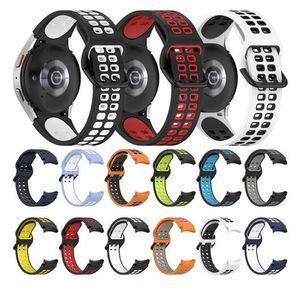 Pulseiras de silicone para Samsung Galaxy 5 4 3 Classic Pro Sport Watch Relógios inteligentes Banda 20mm Substituições Bandas DHL