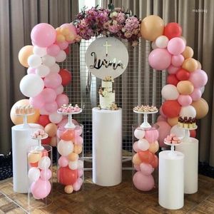 Party Decoration 4pcs/Set) Wedding Round White Function Table Dessert Flower Stand QQ068