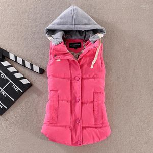 Gilet da donna Un colletto alla coreana alla moda Autunno Cappotti eleganti Capispalla calda Capispalla casual Cintura senza maniche Inverno Donna Spessa Giacche da ragazza