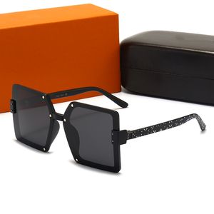 Novo Moda LA Sunglass Luxo PC Frame Designer Masculino Feminino Clássico Popular Proteção UV Shading Padrão Lente Óculos de Sol com caixa