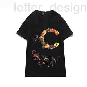 Herr t-shirts designer t-shirt 2023 modedesign kanal womentop bomull rynka bevis tryckt brev avslappnade par kläder 01-019 ml4l