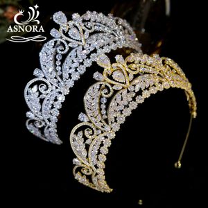 Hårklipp Barrettes Bridal Wedding Crown Accessories Baroque Crystal Tiaras Princess Birthday Party Specials 230619