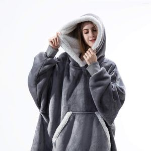 Women's Sleepwear Coral Fleece Nightgown Women Nightdress Loungewear Hooded Home Dressing Gown Winter Flannel Robe Homewear