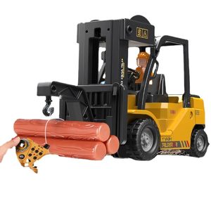 RC Bil Barnleksaker Remote Control Cars Toys For Boys Forklift Truck Cranes Liftable Stunt Car Electric Vehicle For Kids Gifts