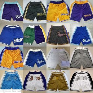 Classic Man XS-XXXL Just Don Basketball Shorts Los 24Angeles 8 BlackMamba With Pocket Breathable Beach Short Hip Pop Sweatpants James Johnson