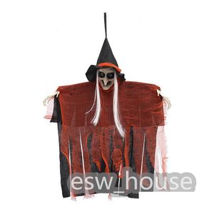 Inne imprezy świąteczne zaopatrzenia w halloweenową atmosferę wisząca Wicked Witch Decoration Outdoor i Indoor Haunted House Scary Props Dro Dh8ti