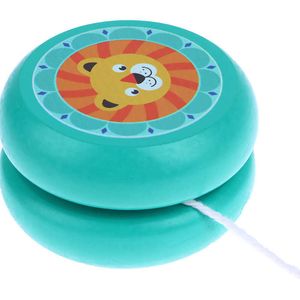 Bonito animal de madeira yoyo brinquedos dos desenhos animados brinquedo nostálgico presentes das crianças do jardim de infância r230619