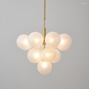 Kolye lambalar Postmodern Light Lüks Oturma Odası Modeli Basit ve Şık Yatak Odası Yemek İskandinav Sanat Sihirli Bean Avize