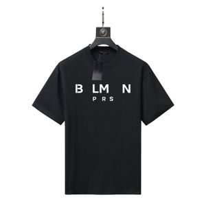 남성 디자이너 T 밴드 T 셔츠 패션 블랙 흰색 짧은 슬리브 럭셔리 문자 패턴 티셔츠 크기 XS-4XL#LJS777