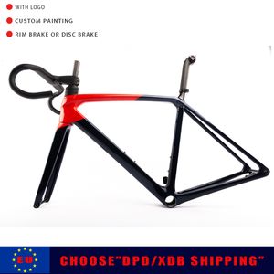 Car Truck Racks T1000 Light Weight Carbon Road Bike Frame Rim Brake Disc SLR Framest Com Handlebar BBT47 XDB DPD 230617